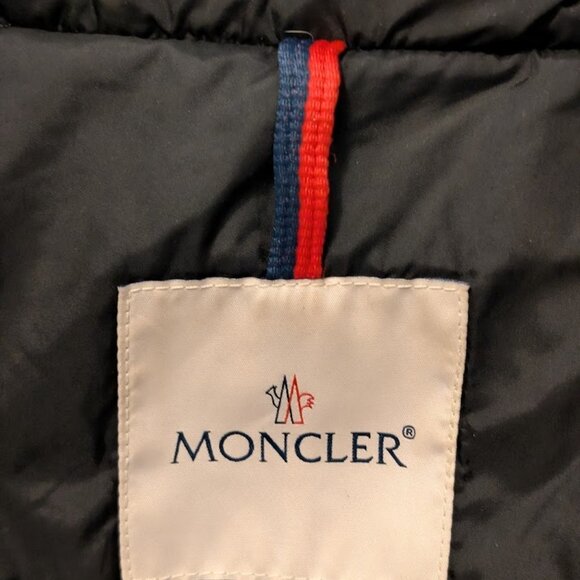 Moncler Size L Flammette Long Down Jacket Excellent Condition - Picture 3 of 8